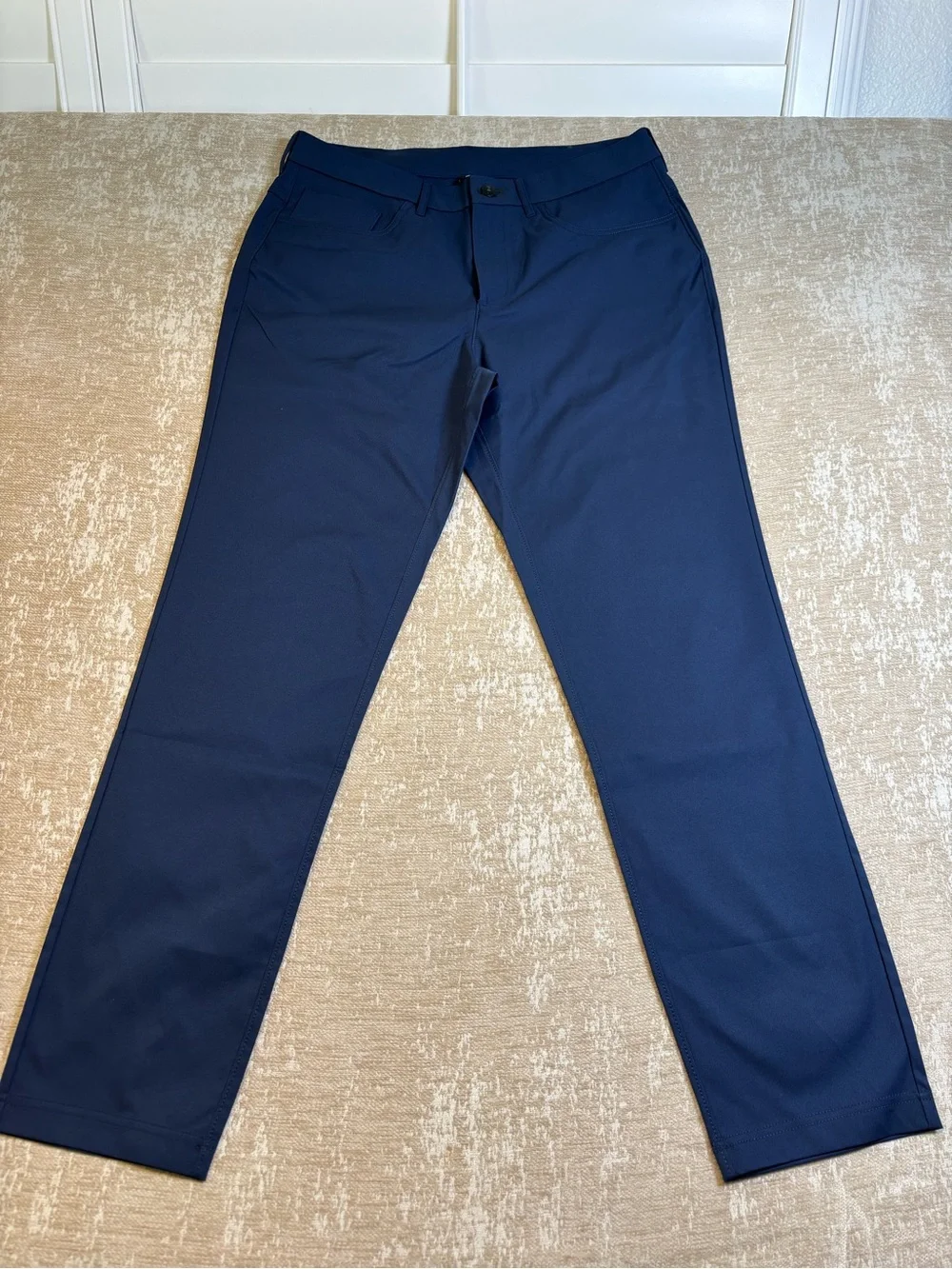 Public Rec Men’s Dealmaker 5-Pocket Performance Tech Pants  Navy Blue 33X3O NWT